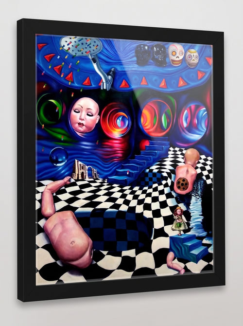 1of1 'Trip thru the veil' Acrylic Frame